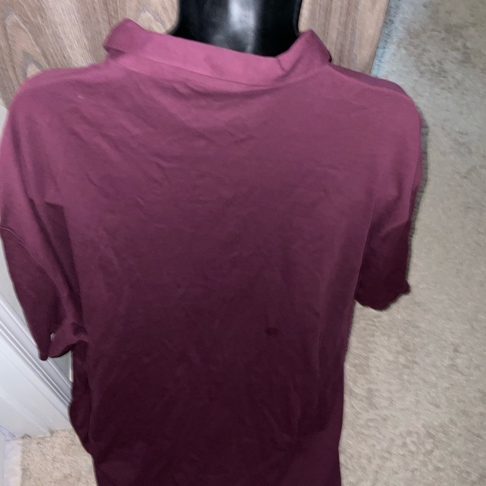 Men’s Synergy polo shirt New with Tags burgundy size XL pockets - Picture 3 of 3